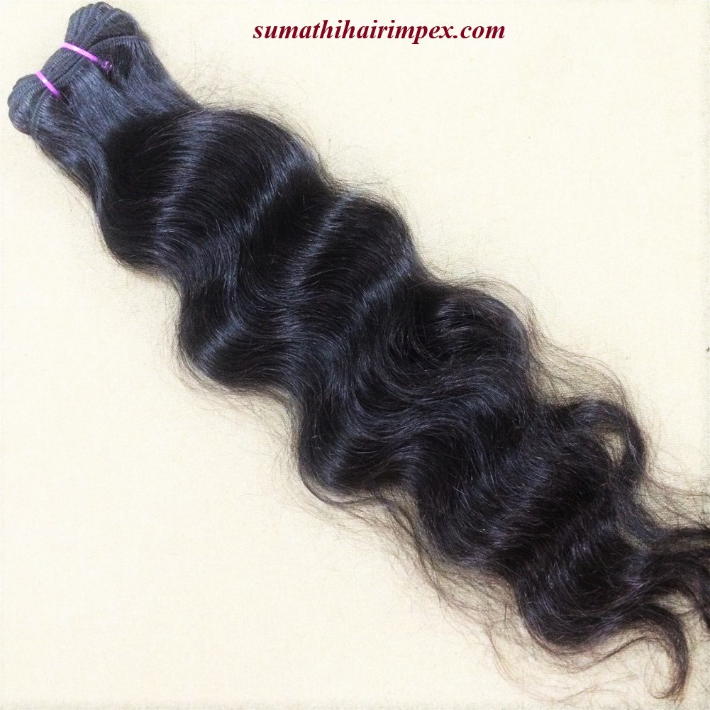 Wavy Hair - Color: Black