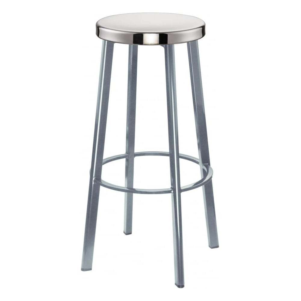 Stainless Steel Stool - Round Design, Customizable Dimensions | Eco-friendly, Fireproof Standard, Water Resistant, No Assembly Required