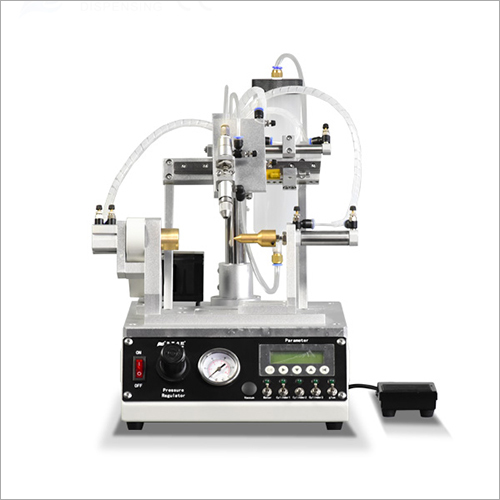 सिरिंज के साथ पिक्चर थ्रेड कोटिंग डिस्पेंसिंग मशीन के रूप में