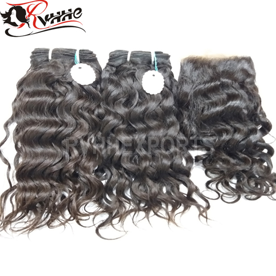 Natural Cuticle Aligned Virgin Hair Curly Indian Remy Hair