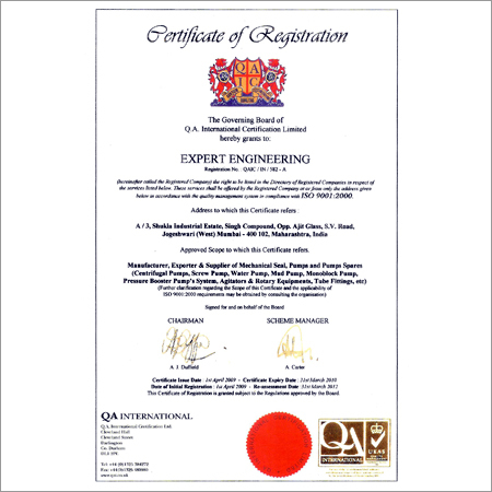 ISO Certificate