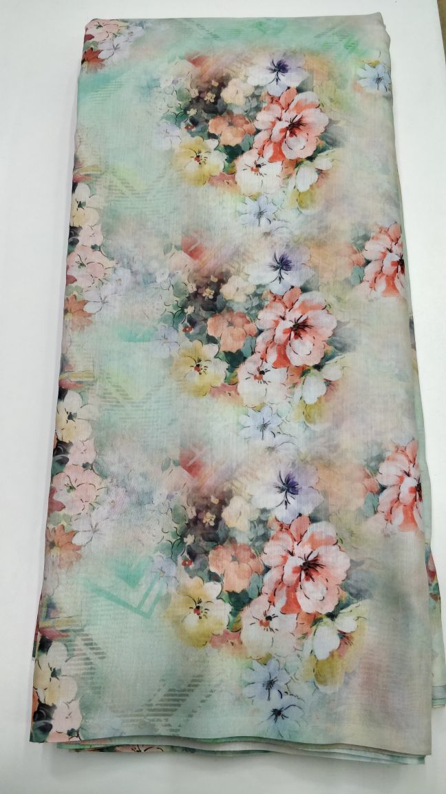 Digital Printed Muslin Fabric