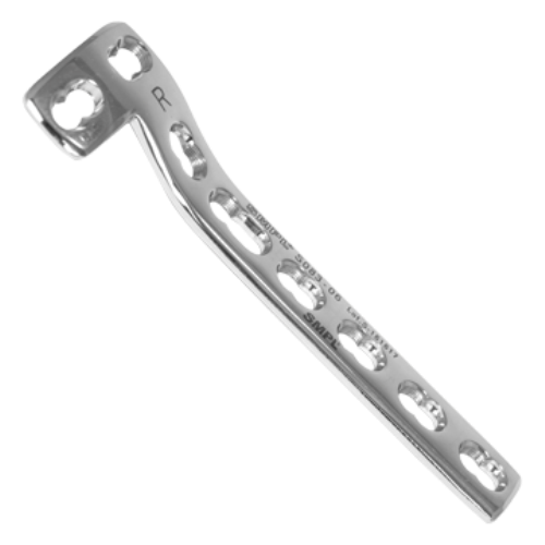 L-Buttress Plate 5mm Right Leg with locking System