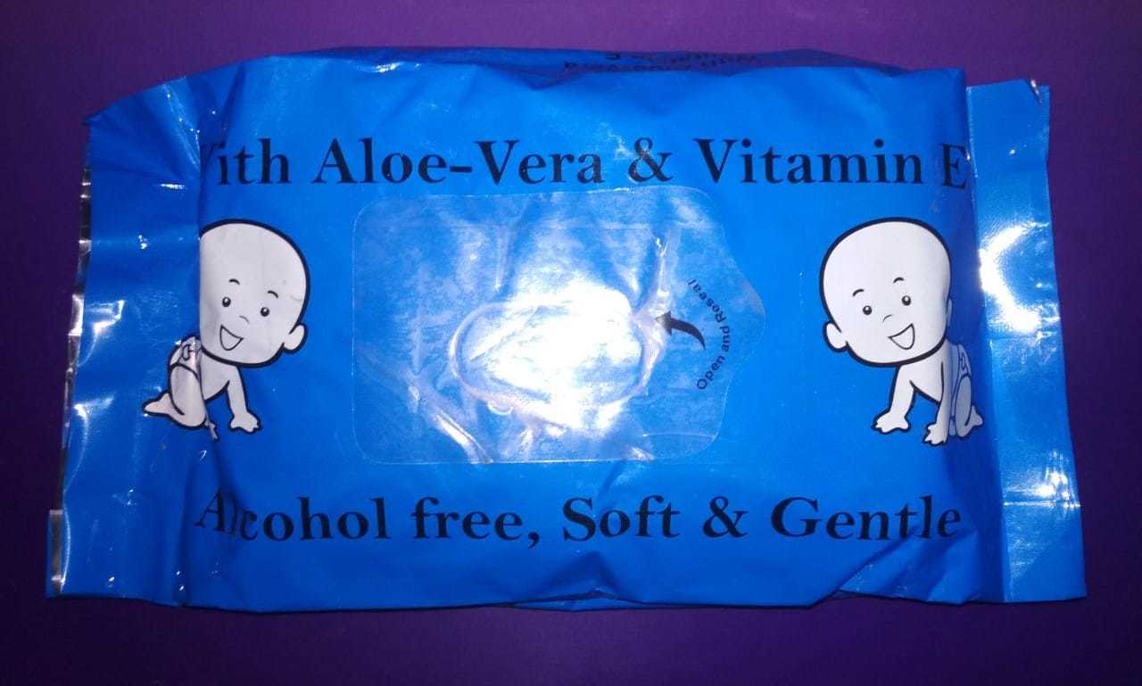 Baby Wet Wipes - Cotton, Pack Of 80 Pulls | Soft, Leak Guard, Paraben-free, Aloe Vera Infused For Baby Hygiene