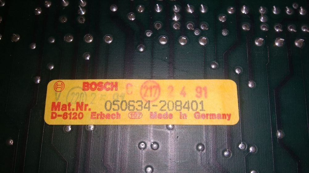 Bosch Cnc System Pcb Card