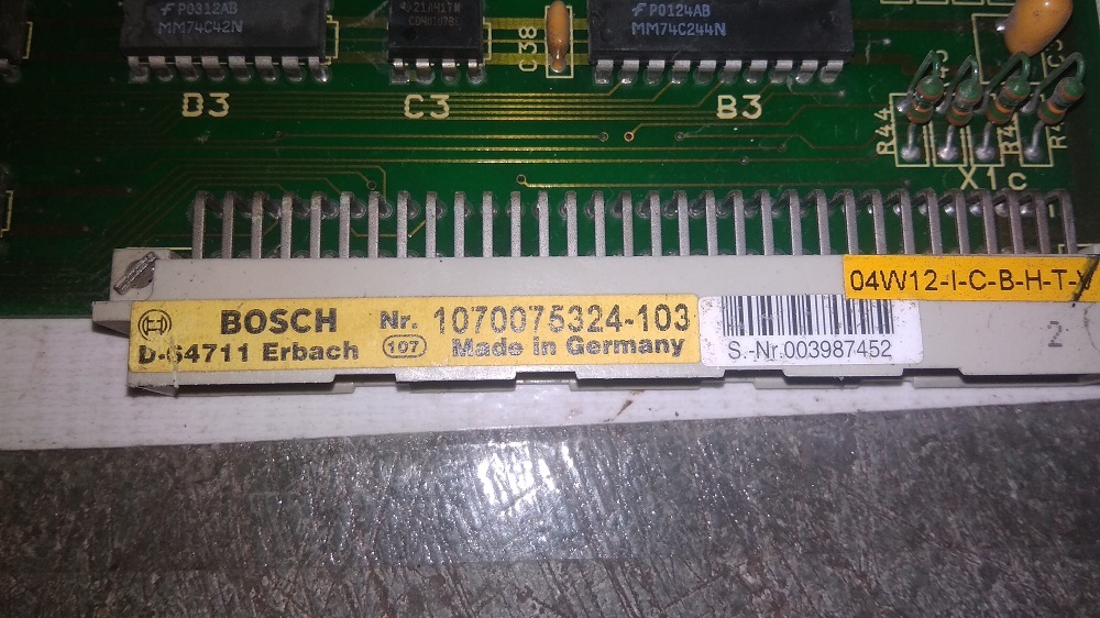 Bosch Cnc System Pcb Card