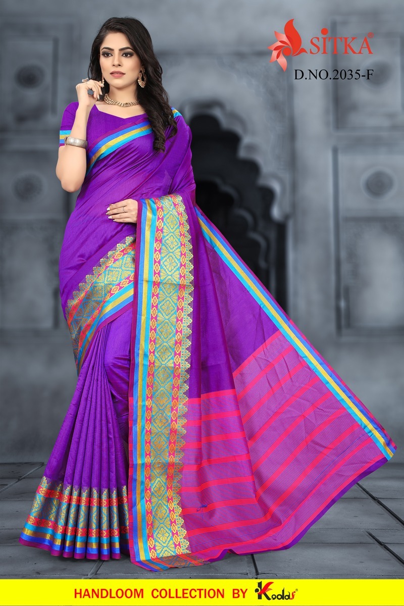 Available In 7 Colors Handloom Cotton Saree