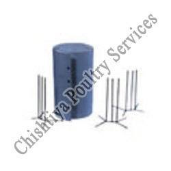 Plastic Chick Guard With Three Ms Stand