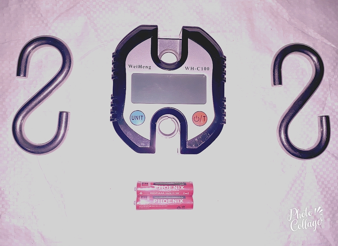 Digital Hanging Scale Cap. 200kg. Weight: 1.930 Kilograms (Kg)