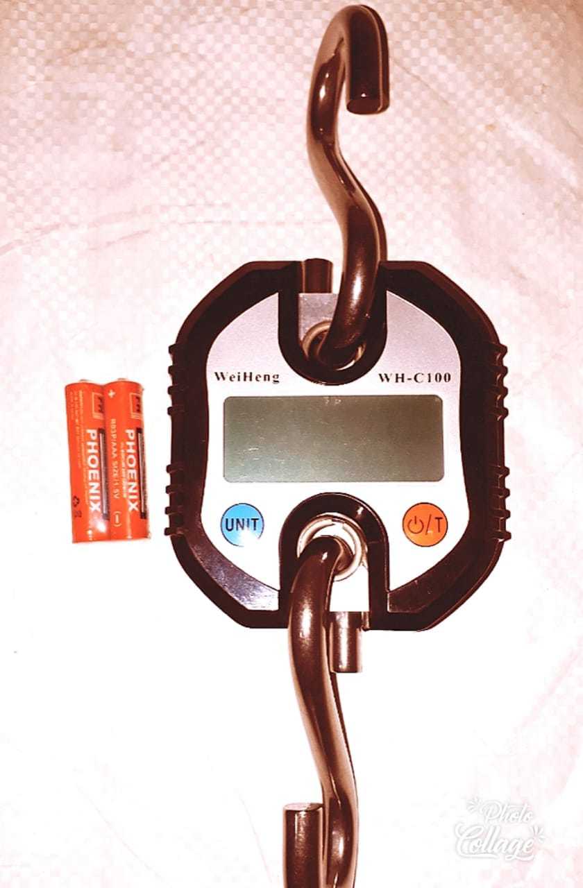 Digital Hanging Scale Cap. 200kg. Weight: 1.930 Kilograms (Kg)