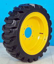 Heavy- Duty Industrial Solid Resilient Tyres Diameter: 16-20 Inch (In)