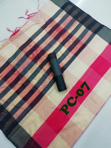 Cotton Silk Saree - Multi Color Printed Design | Bollywood Style All-season Versatility