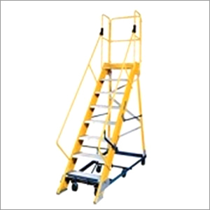 हैवी ड्यूटी एफआरपी ट्रॉली स्टेप लैडर