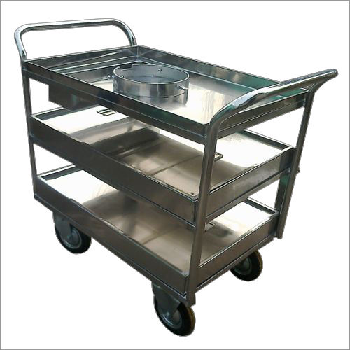 Canteen Trolley Length: 3 X 2 X 3.5 Foot (Ft)