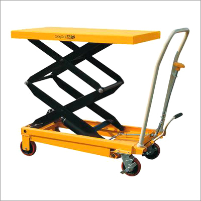 Movable Scissor Table Trolley Length: 1100 X 510 Millimeter (Mm)