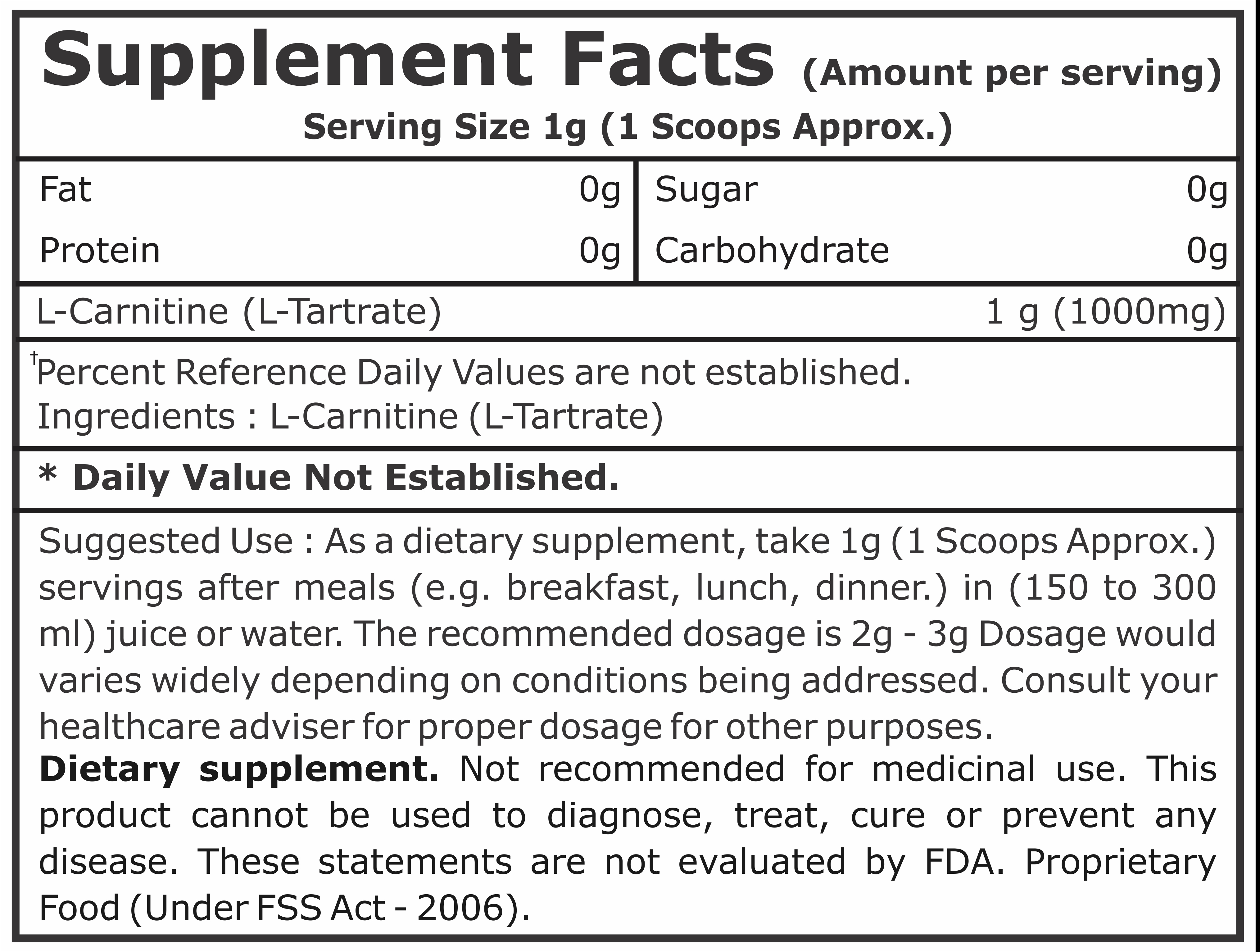 L Carnitine