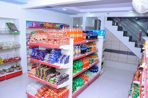 Gondola Unit - Steel, Polished Finish | Durable, Glossy Shine for Supermarkets and Commercial Markets