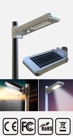 Cool White Solar Street Light 15 Watt With Motion Sensor For Outdoor