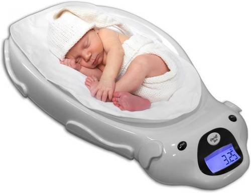 White Digital Baby Weight Scale