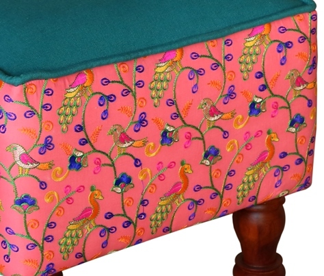 Handmade Modern Accent Pouffe