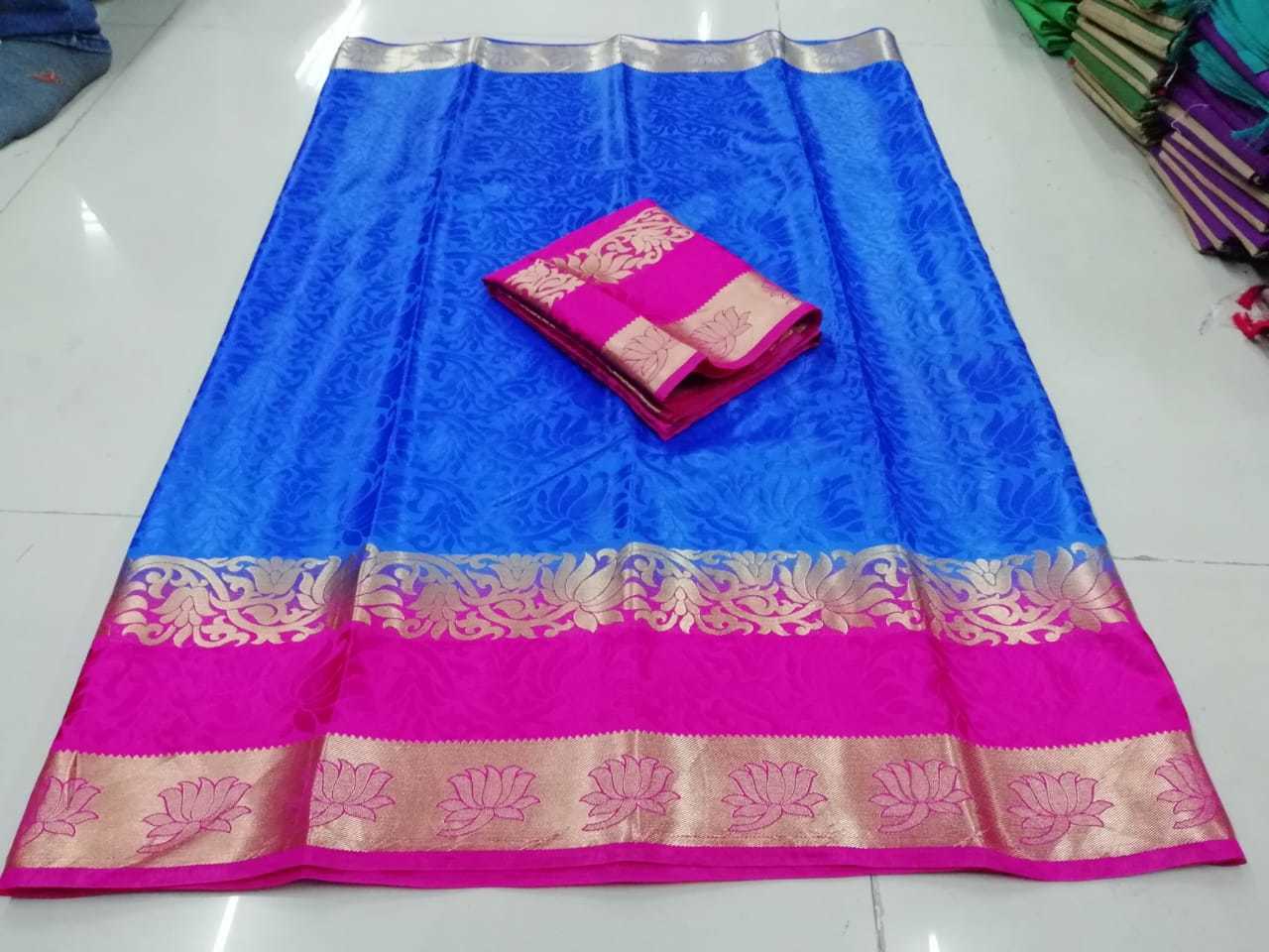 Multicolor Butta Kanjivaram Saree For Women's