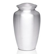 Silver Artisan Ivory Metal Cremation Urn
