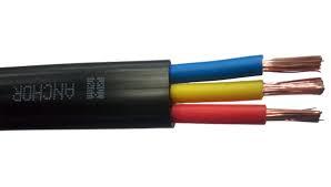 Anchor Wi - Copper Pvc Insulated Cable | 90/180/270 Meter Length, Available In White, Black, Red, Blue, Green, Yellow, Armoured For Medium Voltage, Stranded Round Conductor