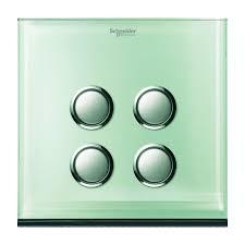 White Schneider Switches