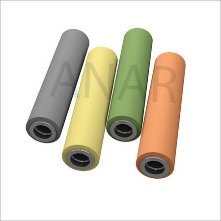 Hollow Rubber Roller - Color: Black