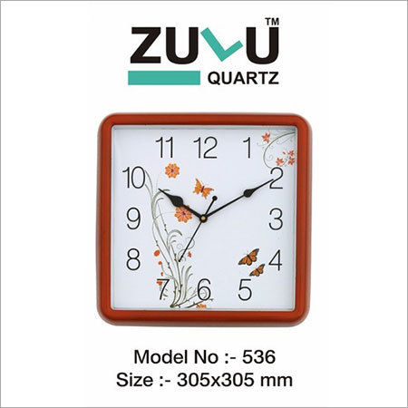 Square Wall Clock Gender: Unisex