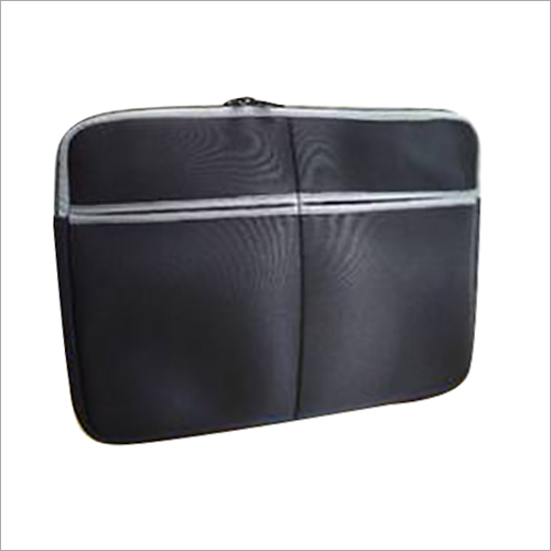 Laptop Bags Sleeve - Canvas Material, Small to Large Sizes, Blue Color | Zipper Top Closure, Plain Design, Strong Protection Against Elements