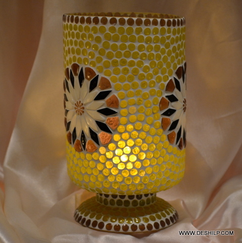 Yellow And Cream Stylish Decor Table Lamp