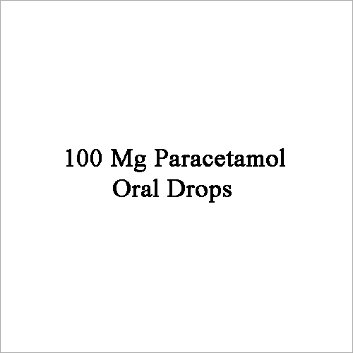 100 Mg Paracetamol Oral Drops General Medicines