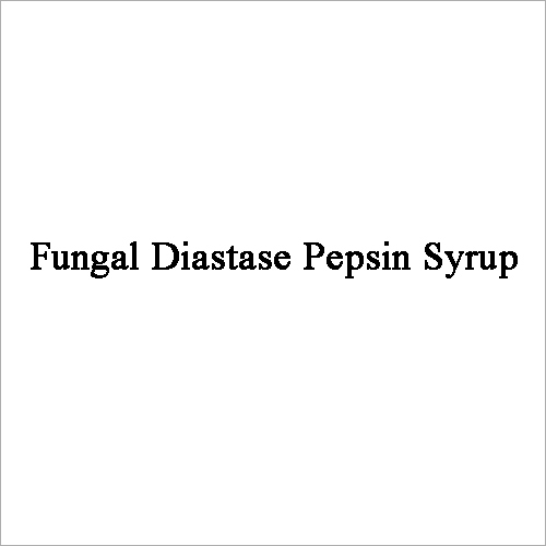 Fungal Diastase Pepsin Syrup General Medicines