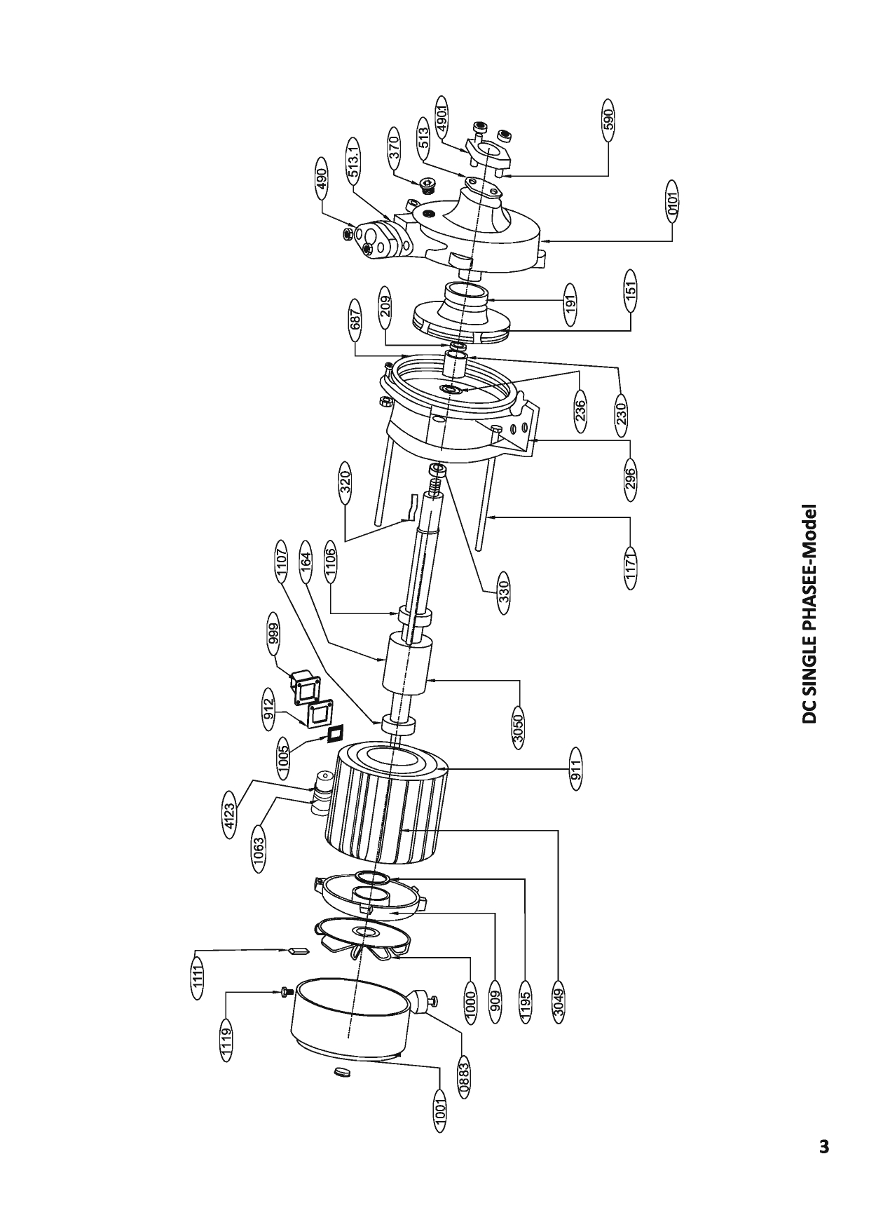 Kirloskar Pump Monoblock Spares