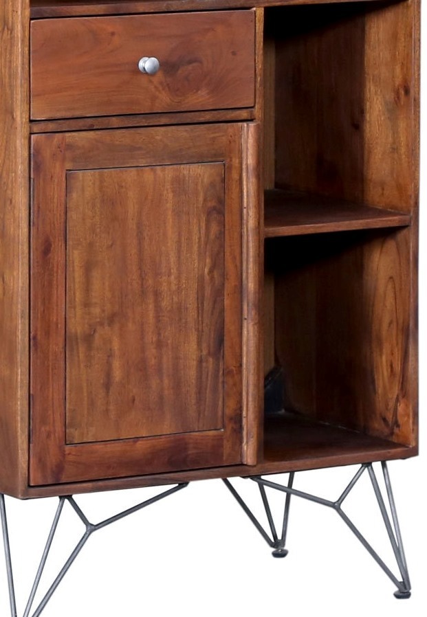 Premium Acacia Tall Book Case