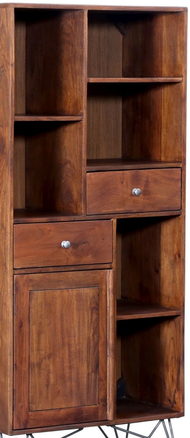 Premium Acacia Tall Book Case