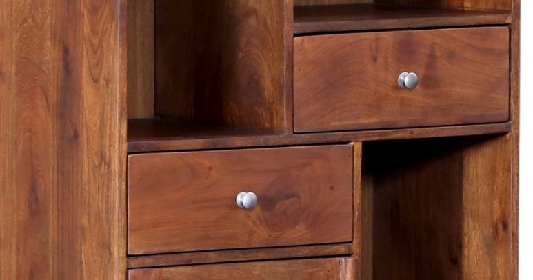 Premium Acacia Tall Book Case