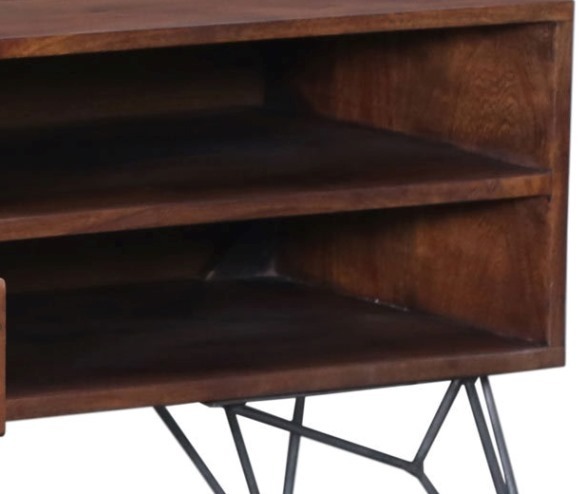 Premium Acacia Entertainment Unit One Drawer