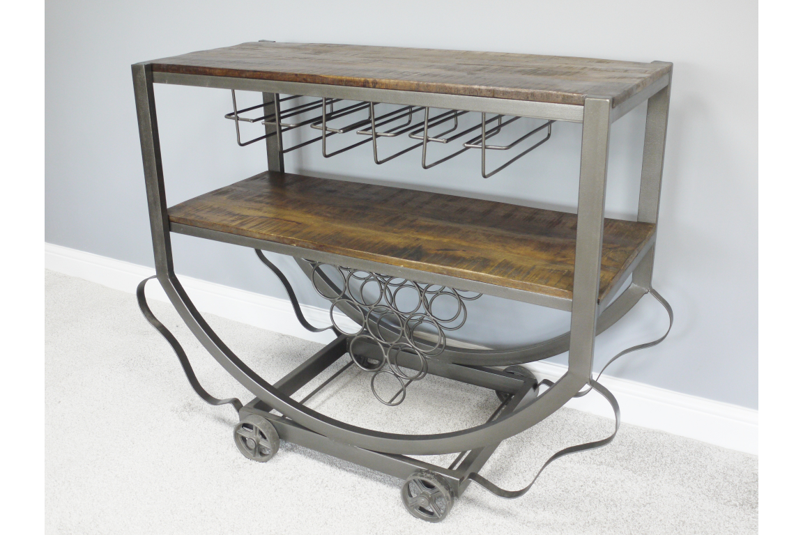 Handmade Wine Rack Rustic Finish