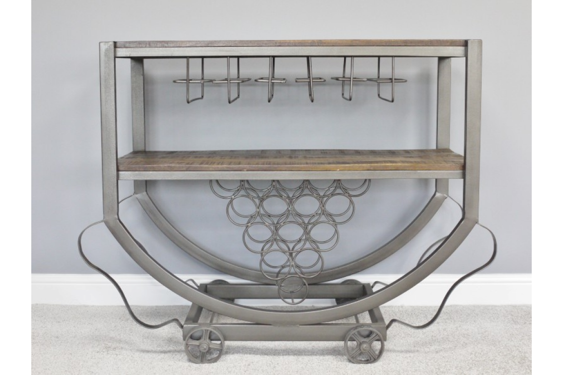 Handmade Wine Rack Rustic Finish