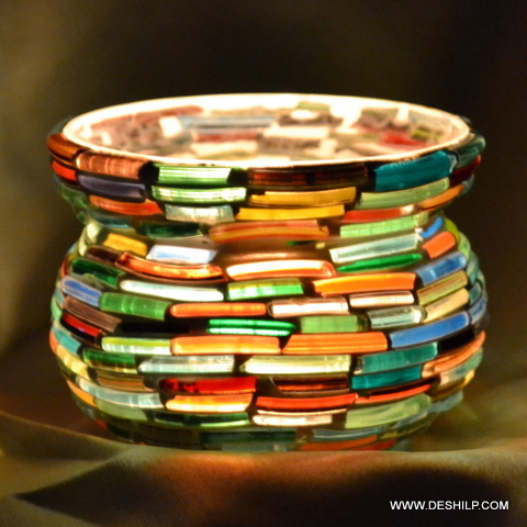 ग्लास एंटीक-स्टाइल टी लाइट कैंडल होल्डर