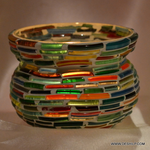 Modern Glass Votive Candleholders - Style: Antique Imitation