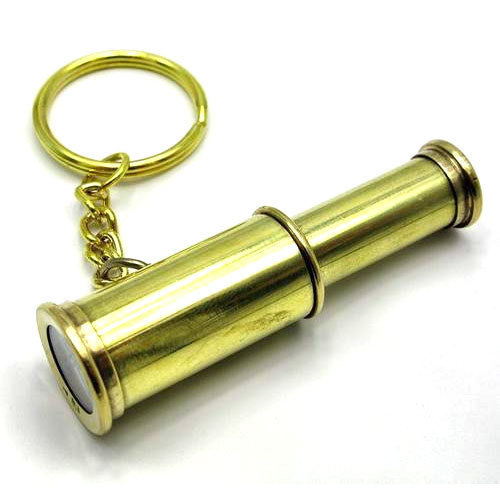 American Nautical Brass Telescope Pocket Key Chain