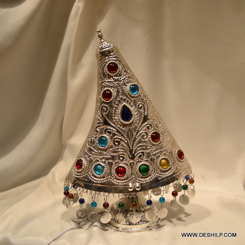 Polishing Antique Light Candle Holder