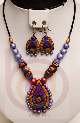 Terracotta Jewellery Drop Earrings