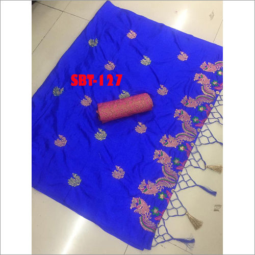 Multicolor Women's Soft Silk Sarees