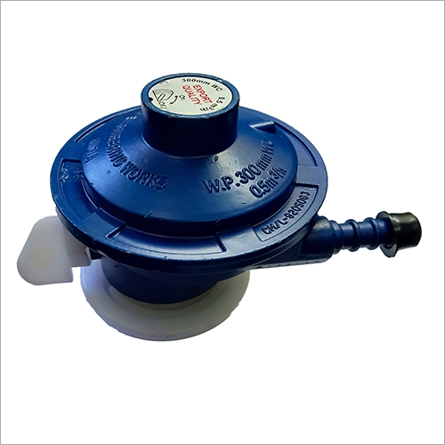 Lpg Regulator - Metal & Plastic, 1/2 Inch Connection, 10cm Diameter | Durable Design, Easy Installation, Reliable Flow, Precise Control