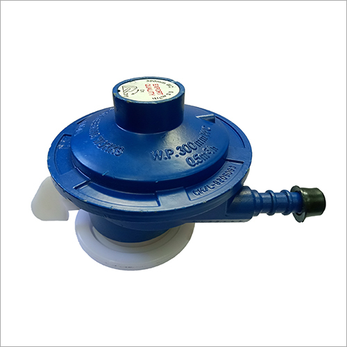 Lpg Regulator - Metal & Plastic, 1/2 Inch Connection, 10cm Diameter | Durable Design, Easy Installation, Reliable Flow, Precise Control