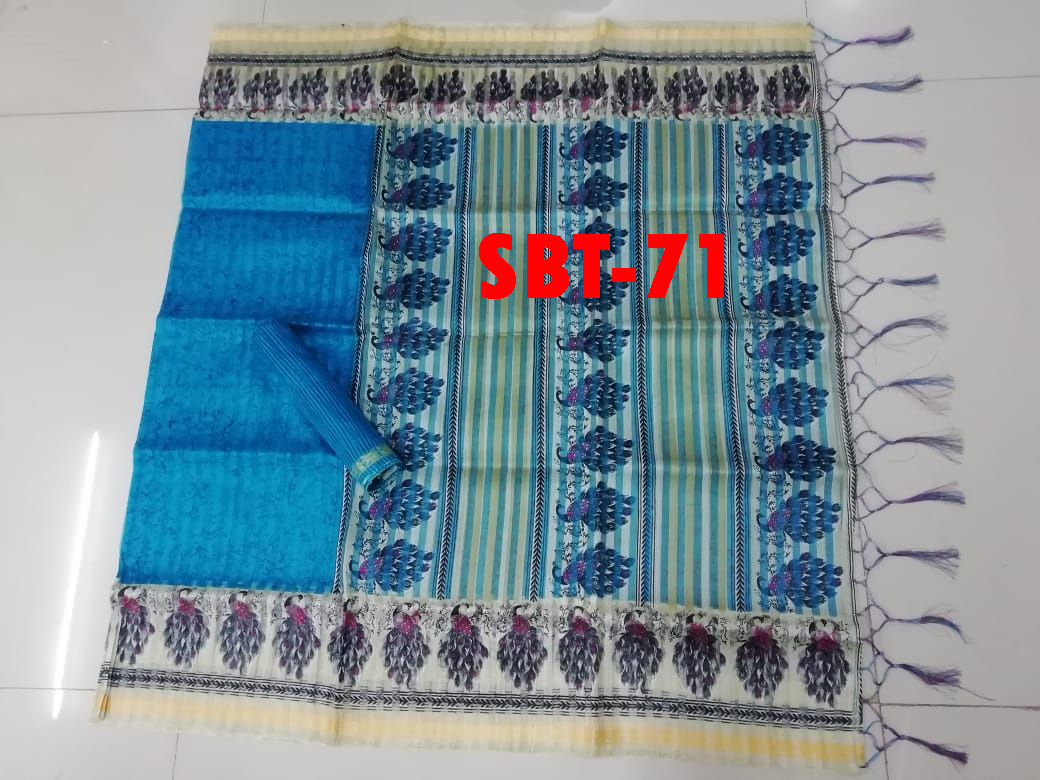 Printed Silk Saree - Multicolor, Thread Work | Suitable For All Seasons: Rainy, Spring, Summer, Winter